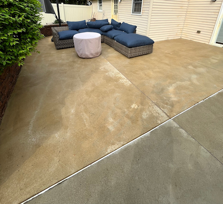 What patio cleaning should cost