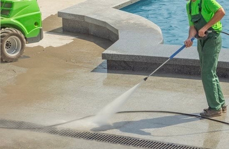 What pool patio cleaning should cost