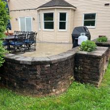 Striking Dirty Patio Wall Cleaning In Orefield PA 0