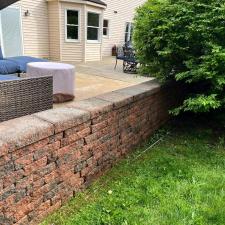 Striking Dirty Patio Wall Cleaning In Orefield PA 3